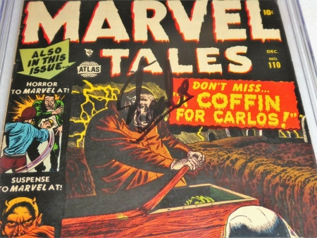 Atlas Comics 12/52 Marvel Tales #110 CGC SS 5 Signature Autograph STAN LEE Story - Image 4