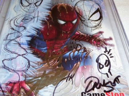 Amazing Spider-Man #1 7x CGC Signature Sketch CGC 9.8 STAN LEE Head Doodle Fade - Image 5