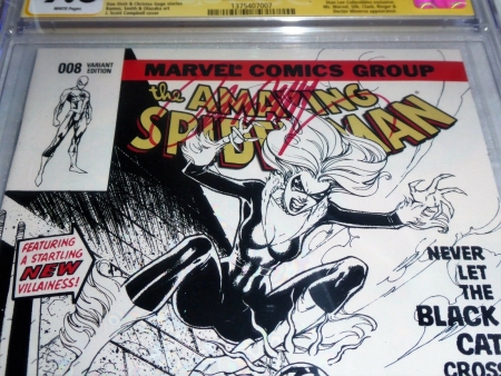 Amazing Spider-Man #8 Dual Signature Autograph STAN LEE CAMPBELL Sketch Edition - Image 5
