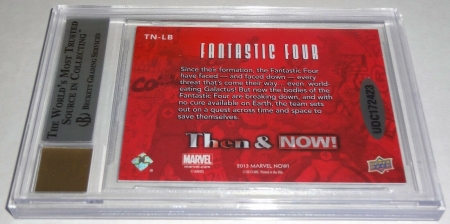 14 Marvel Now and Then Dual Autograph Signatures STAN LEE MARK BAGLEY BGS 9 - Image 4