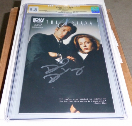 X-Files Season 10 #5 CGC SS 9.8 Signature Autograph DAVID DUCHOVNY Subscription