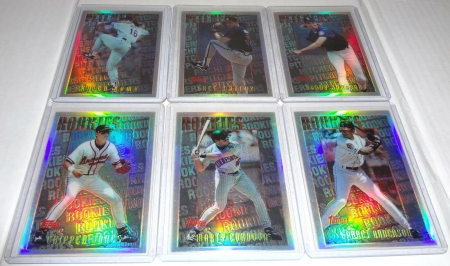 1996 Topps Mystery Finest Refractor SET MADDUX RIPKEN PUCKETT GWYNN GRIFFEY RARE