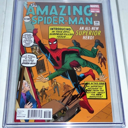 Amazing Spider-Man #700 CGC SS Signature Autograph STAN LEE "Death" Peter Parker - Image 3