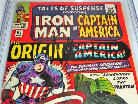 Tales of Suspense #63 CGC SS Signature Autograph STAN LEE 1st Silver Age Capt. - Image 4