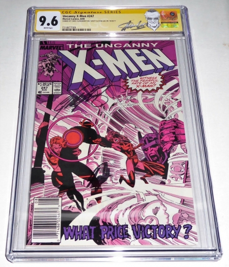 Uncanny X-Men #247 CGC SS Dual Siganture Autograph STAN LEE & CHRIS CLAREMONT