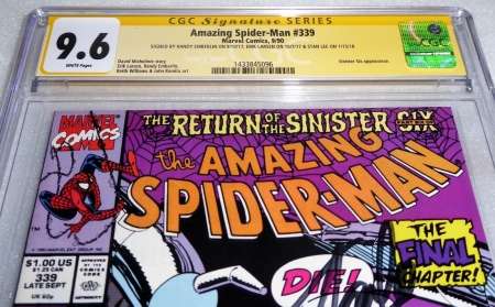 Amazing Spider-Man #339 Sinister 6 3x Signature Autograph CGC SS STAN LEE LARSEN - Image 2