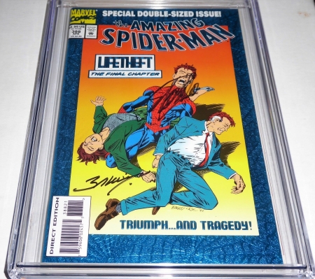 Amazing Spider-Man #388 Collector's Edition  CGC 2x SS Signature STAN LEE Venom - Image 3
