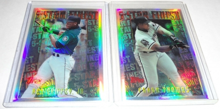 1996 Topps Mystery Finest Refractor SET MADDUX RIPKEN PUCKETT GWYNN GRIFFEY RARE - Image 5