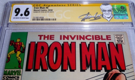 Iron Man #6 CGC SS Signature Autograph STAN LEE 9.6 Crusher Appearance Comic POW - Image 2