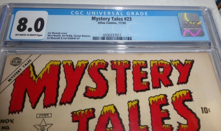 Atlas Comics 11/55 Mystery Tales #23 CGC Universal Grade 8.0 Pre Code Horror - Image 2