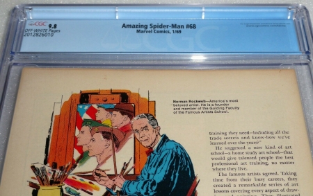 Amazing Spider-Man #68 CGC 9.8 "Clay Tablet" Sage Begins.  Kingpin Appearance - Image 5