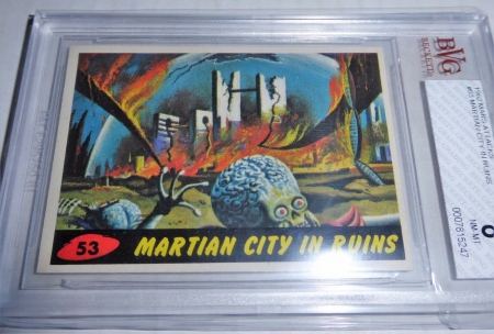 1962 Mars Attacks Martian City in Ruins #48 BVG 8 Like PSA BGS Alien Horror UFO - Image 3