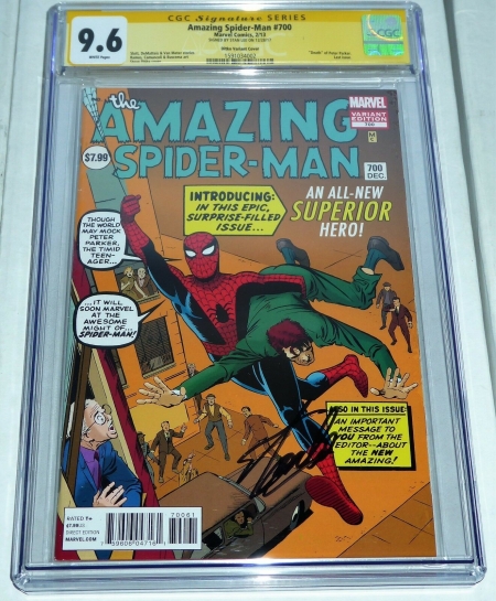Amazing Spider-Man #700 CGC SS Signature Autograph STAN LEE "Death" Peter Parker