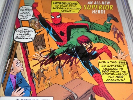 Amazing Spider-Man #700 CGC SS 9.8 Signed STANLEY MARTIN LIEBER STAN LEE BDAY 91 - Image 4