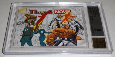 14 Marvel Now and Then Dual Autograph Signatures STAN LEE MARK BAGLEY BGS 9