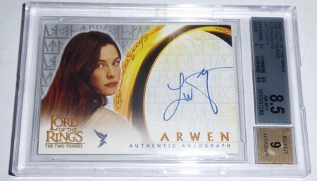 02 Lord of the Rings The Two Towers Autograph Signature LIV TYLER A Arwen Card