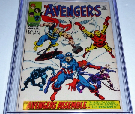 Avengers #58 CGC SS 9.4 Signature Autograph STAN LEE Origin of the Vision Joins - Image 3