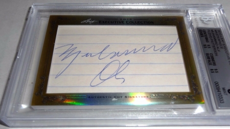 13 Leaf Executive Masterpiece MUHAMMAD ALI / FLOYD PATTERSON Dual Auto 2x RIP - Image 4