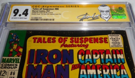 Tales of Suspense #86 CGC Signature Series STAN LEE Double Cover Mandarin 9.4 - Image 2