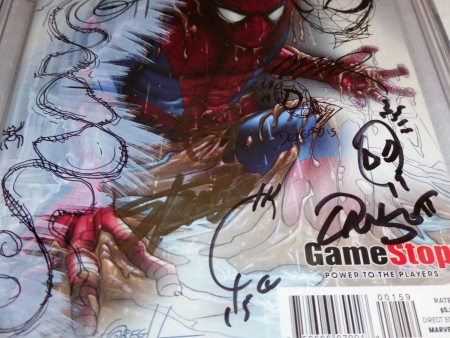 Amazing Spider-Man #1 7x CGC Signature Sketch CGC 9.8 STAN LEE Head Doodle Fade - Image 4