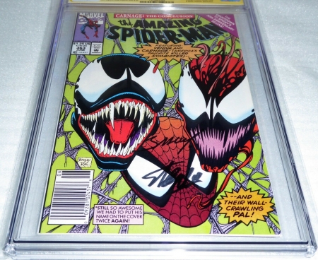 Amazing Spider-Man #363 Dual Signature Autograph CGC SS STAN LEE BAGLEY Carnage - Image 3