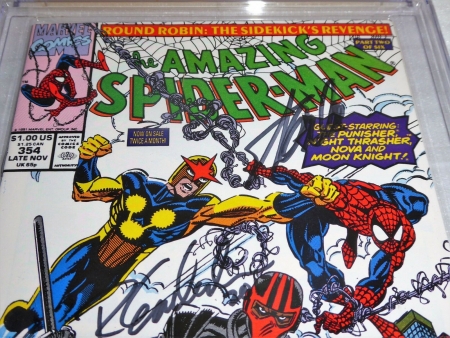 Amazing Spider-Man #354 CGC SS 9.8 4x Signature STAN LEE Moon Knight Punisher - Image 4