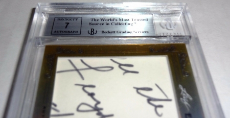 13 Leaf Executive Masterpiece MUHAMMAD ALI / FLOYD PATTERSON Dual Auto 2x RIP - Image 6