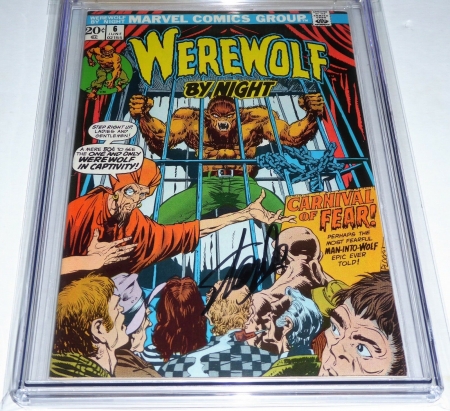 Werewolf by Night #6 CGC SS Signature Autograph STAN LEE Carnival of Fear Cover - Image 3