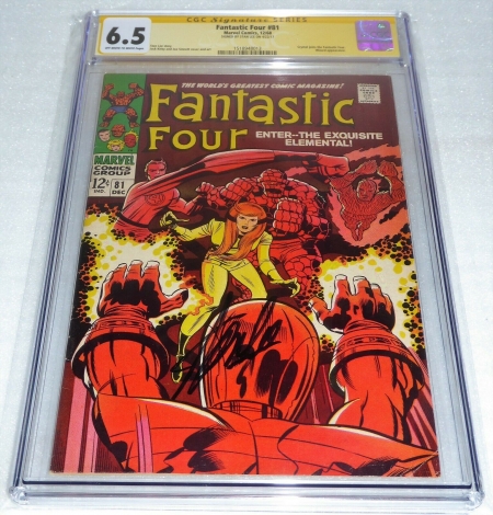 Fantastic Four #81 CGC SS Signature Autograph STAN LEE Crystal Wizard Appearance