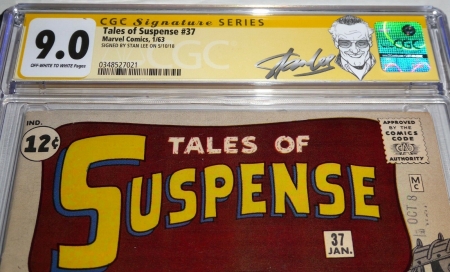 Tales of Suspense #37 CGC SS Signature Autograph STAN LEE High Grade Silver 9.0 - Image 2