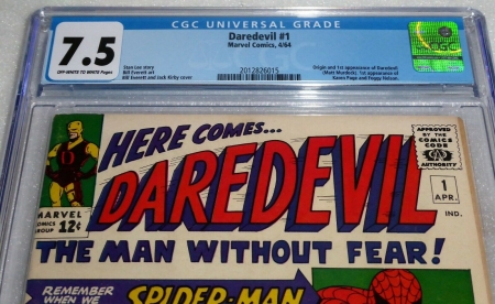 Daredevil #1 CGC 7.5 Origin 1st Appearance Matt Murdock Karen Page Foggy Nelson - Image 2