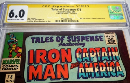 Tales of Suspense #78 CGC SS Signature Autograph STAN LEE Nick Fury Ultimo Comic - Image 2