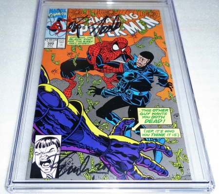 Amazing Spider-Man #349 3x CGC SS Signature Autograph STAN LEE EMBERLIN BAGLEY - Image 3