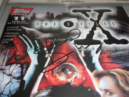 Comics Topps X-Files #11 CGC SS 9.8 Signature Autograph DAVID DUCHOVNY Signed - Image 4