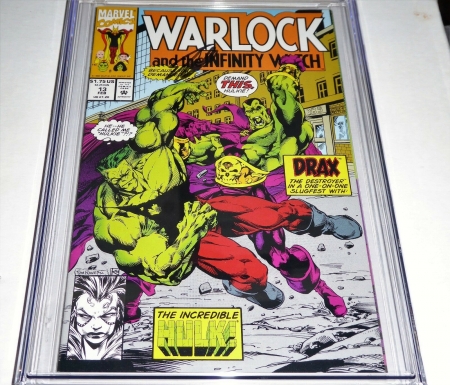 Warlock and the Infinity Watch #13 CGC SS Signature Autograph STAN LEE Hulk Drax - Image 3