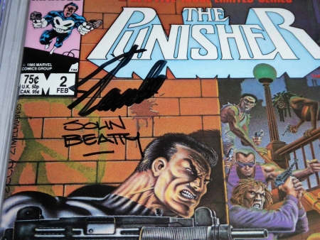 Punisher Limited Series #2 3x CGC SS Signature Autograph STAN LEE SHOOTER BEATTY - Image 4
