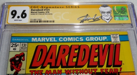 Daredevil #131 CGC SS 9.6 Signature Autograph STAN LEE Origin 1st Bullseye Comic - Image 2