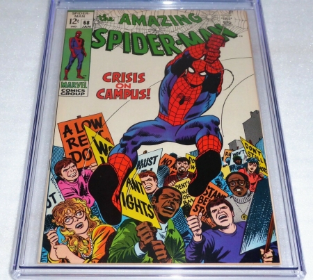 Amazing Spider-Man #68 CGC 9.8 "Clay Tablet" Sage Begins.  Kingpin Appearance - Image 3