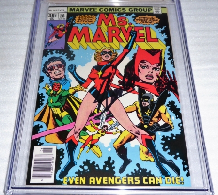 Ms. Marvel #18 CGC SS 9.2 Signature Autograph STAN LEE 1st Mystique Avengers POW - Image 3