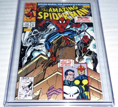 Amazing Spider-Man #356 3x CGC SS Signature Autograph BAGLEY STAN LEE Punisher - Image 3