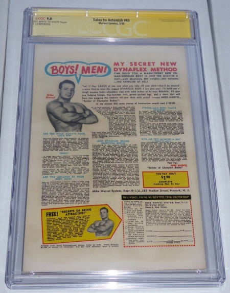 Tales to Astonish #65 CGC Signature Series Autograph STAN LEE New Giant-Man - Image 5