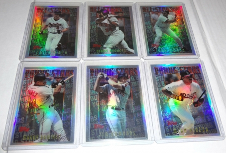1996 Topps Mystery Finest Refractor SET MADDUX RIPKEN PUCKETT GWYNN GRIFFEY RARE - Image 2