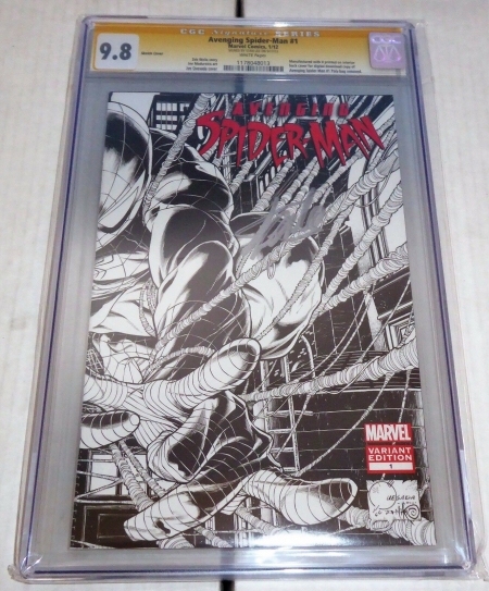 Avenging Spider-Man #1 CGC SS Signature Autograph STAN LEE Manufactured w/# IN