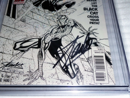 Amazing Spider-Man #8 Dual Signature Autograph STAN LEE CAMPBELL Sketch Edition - Image 4