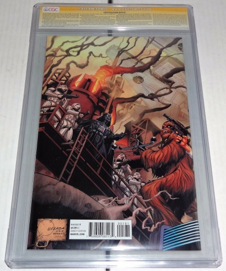 Star Wars #1 1st Day of Issue Release Quesada Sketch 1:100 Variant STAN LEE CGC - Image 5