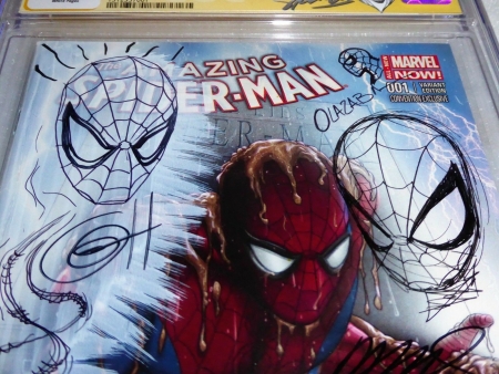 Amazing Spider-Man #1 7x CGC Signature Sketch CGC 9.8 STAN LEE Head Doodle Fade - Image 6