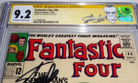Fantastic Four #44 CGC SS 9.2 Signature Autograph STAN LEE 1st Gorgon Appearance - Image 2