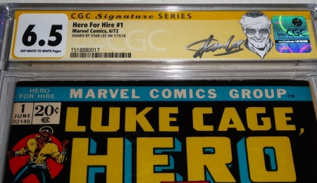 Hero For Hire #1 CGC SS 6.5 Signature Autograph STAN LEE 1st Luke Cage Origin - Image 2