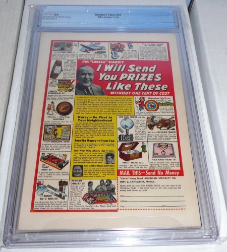 Atlas Comics 11/55 Mystery Tales #23 CGC Universal Grade 8.0 Pre Code Horror - Image 4
