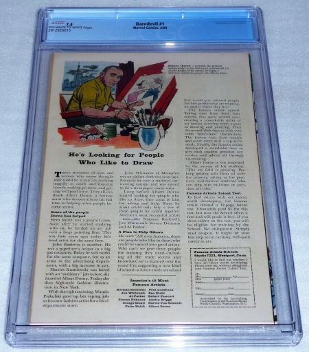 Daredevil #1 CGC 7.5 Origin 1st Appearance Matt Murdock Karen Page Foggy Nelson - Image 4